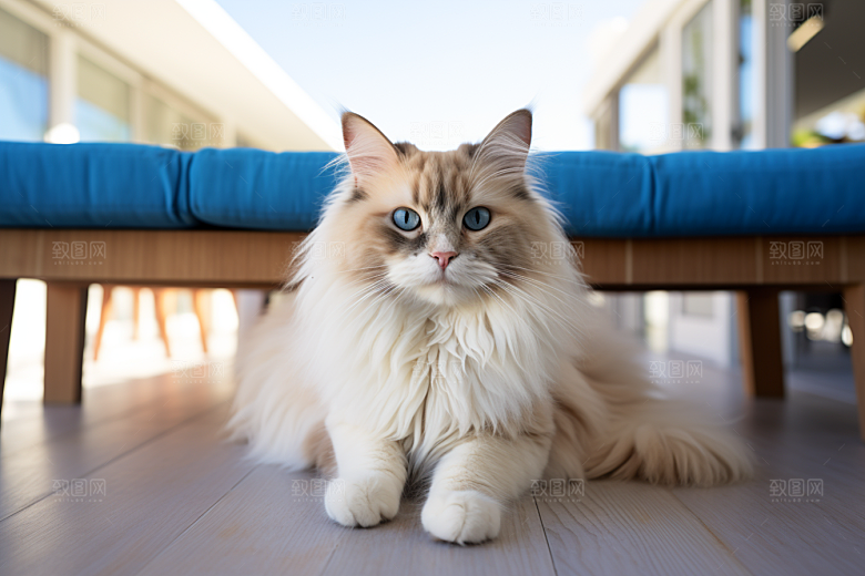 布偶猫长毛猫仙女猫摄影图