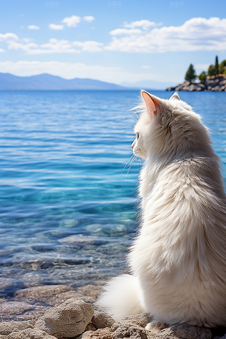布偶猫长毛猫高清摄影图