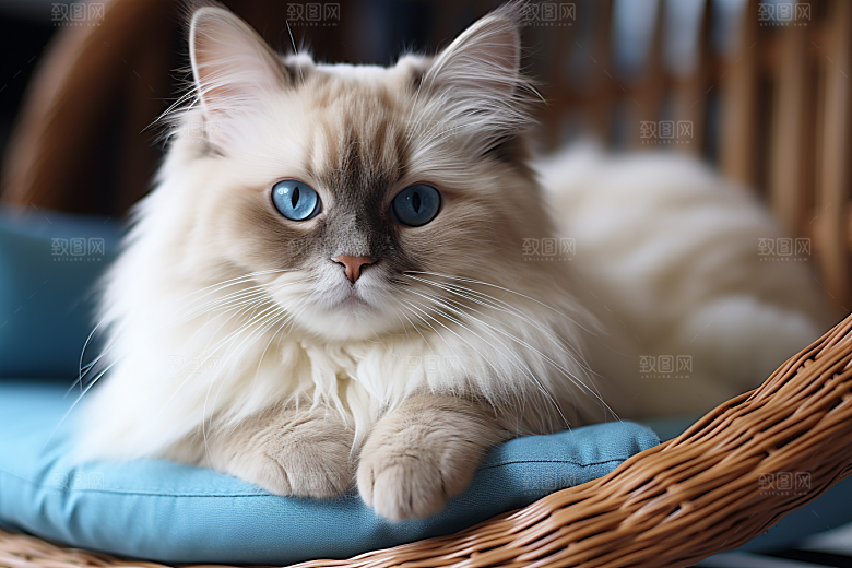 布偶猫仙女猫长毛猫摄影图
