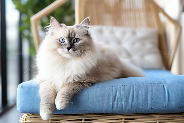 布偶猫可爱养宠摄影图