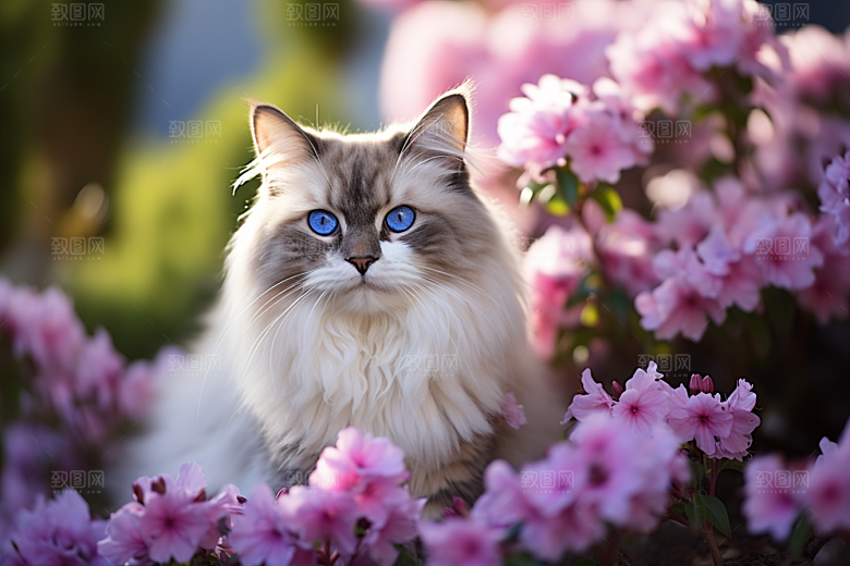 布偶猫仙女猫可爱摄影图