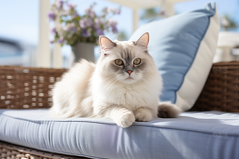 布偶猫仙女猫长毛猫摄影图