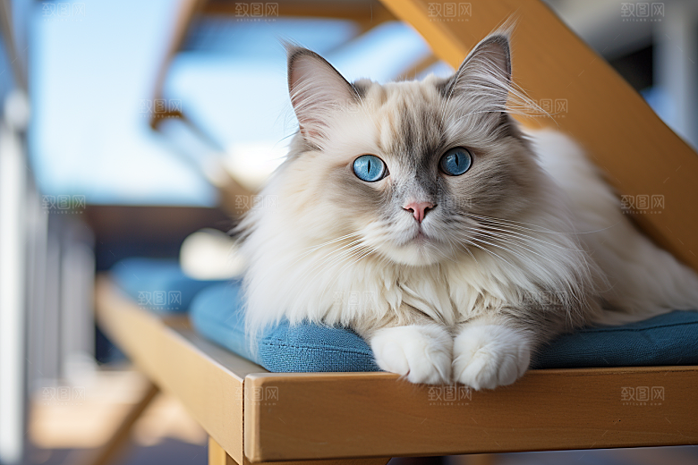 布偶猫生活仙女猫摄影图