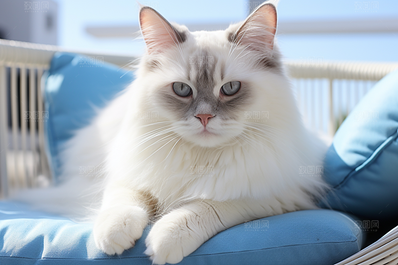 布偶猫清新仙女猫摄影图