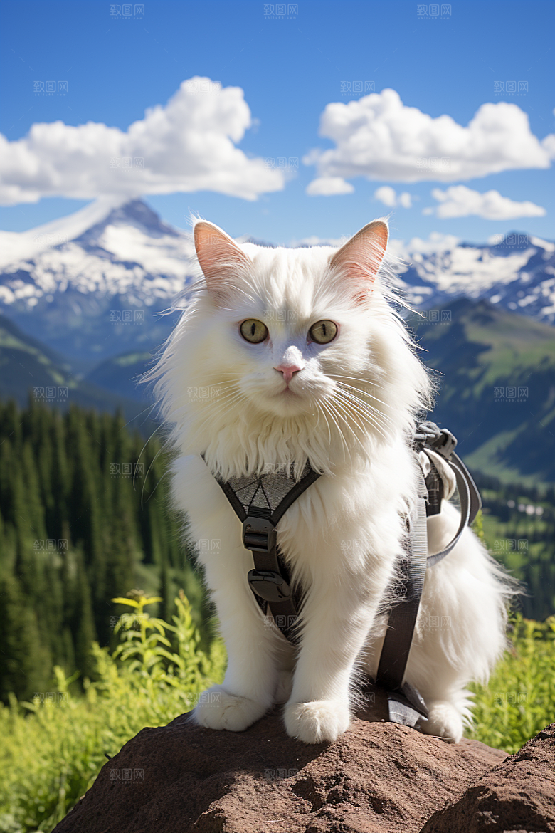 布偶猫自然可爱摄影图