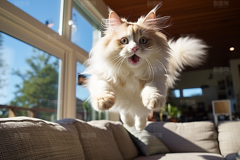 布偶猫家居养宠摄影图