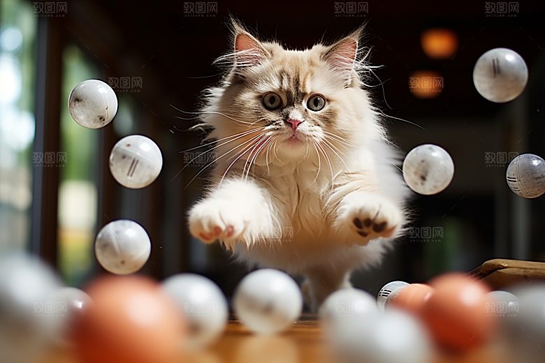 布偶猫宠物可爱摄影图