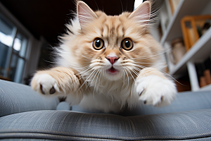 布偶猫生活养宠摄影图