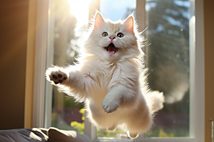 布偶猫家居生活摄影图