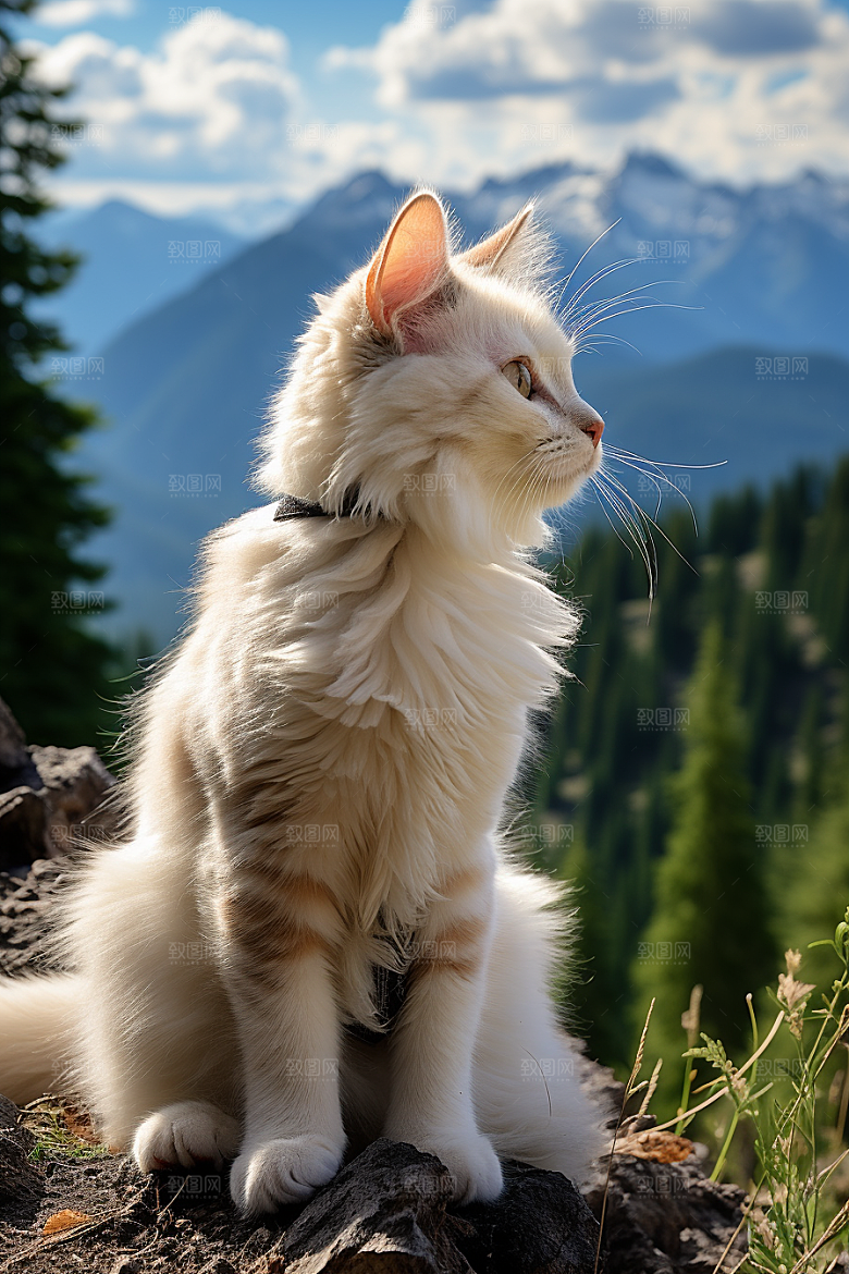 布偶猫清新仙女猫摄影图