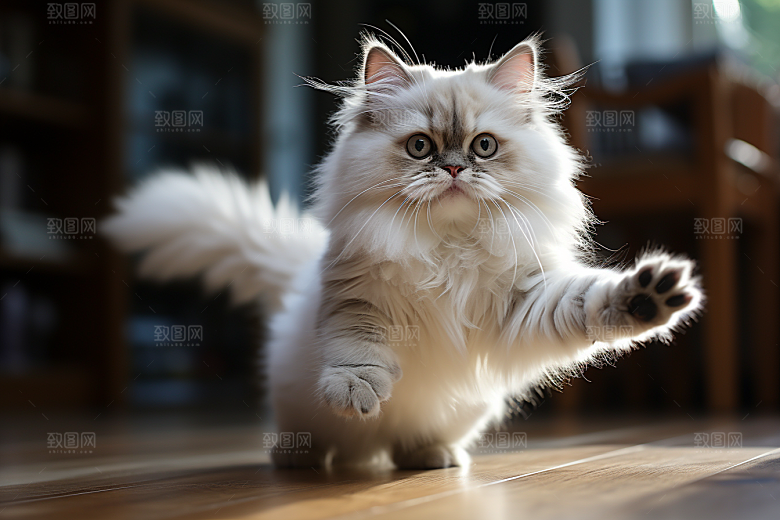 布偶猫清新可爱摄影图
