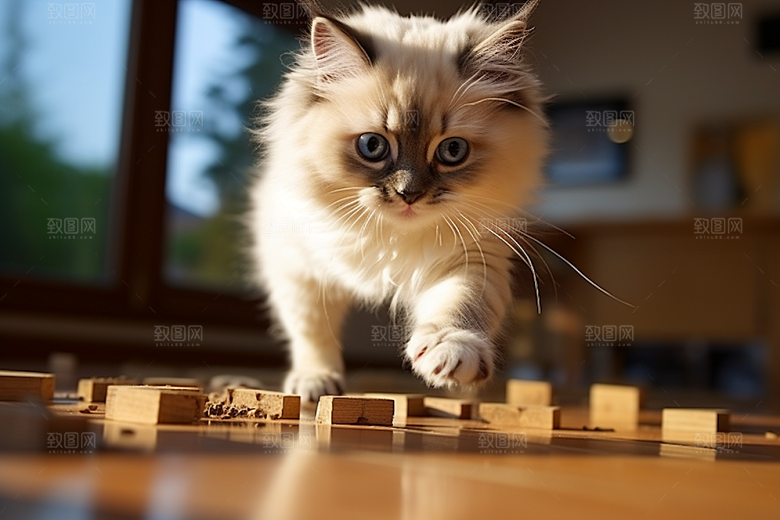 布偶猫养宠宠物摄影图