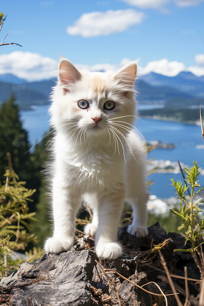 布偶猫家居长毛猫摄影图