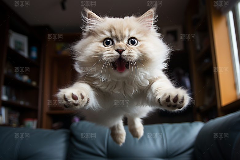 布偶猫清新宠物摄影图