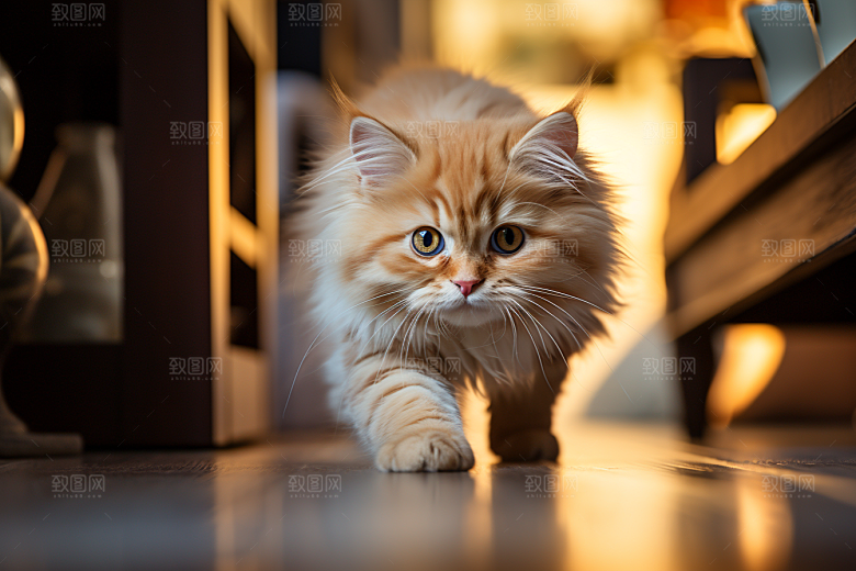 布偶猫长毛猫生活摄影图