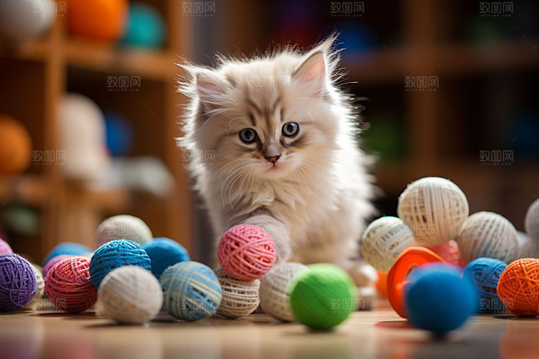 布偶猫生活仙女猫摄影图