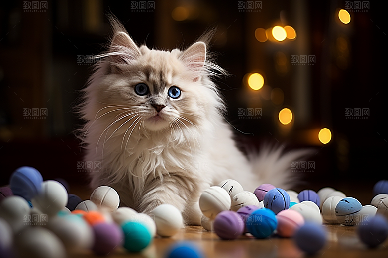布偶猫可爱自然摄影图