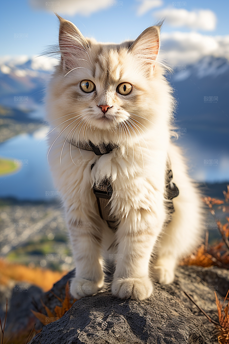 布偶猫养宠生活摄影图