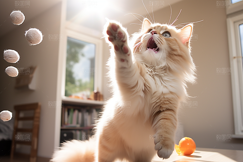 布偶猫清新宠物摄影图