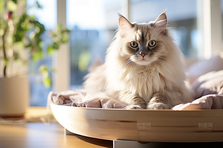 布偶猫仙女猫家居摄影图