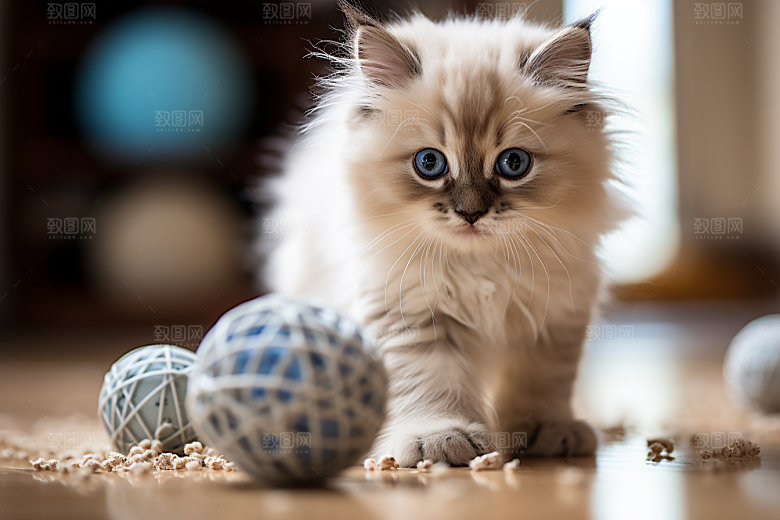 布偶猫宠物高清摄影图