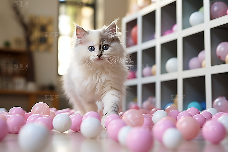 布偶猫生活清新摄影图