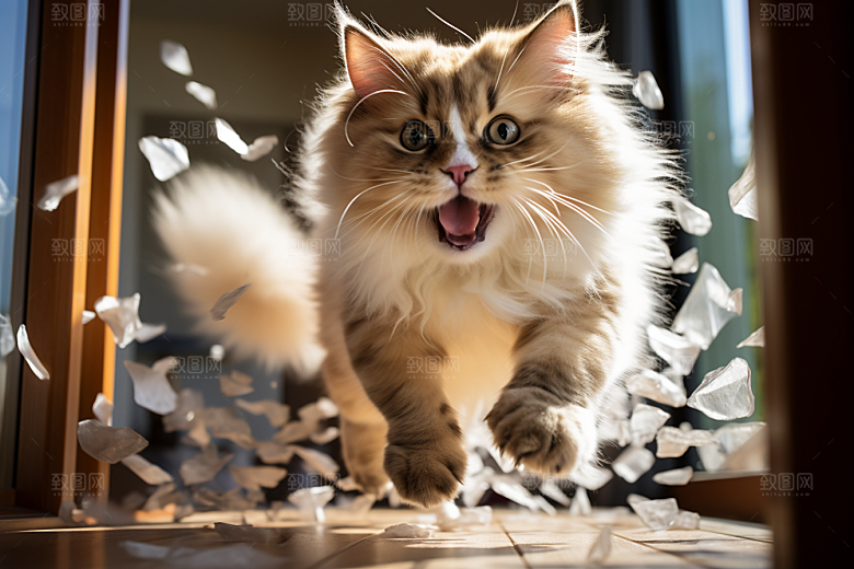 布偶猫养宠家居摄影图