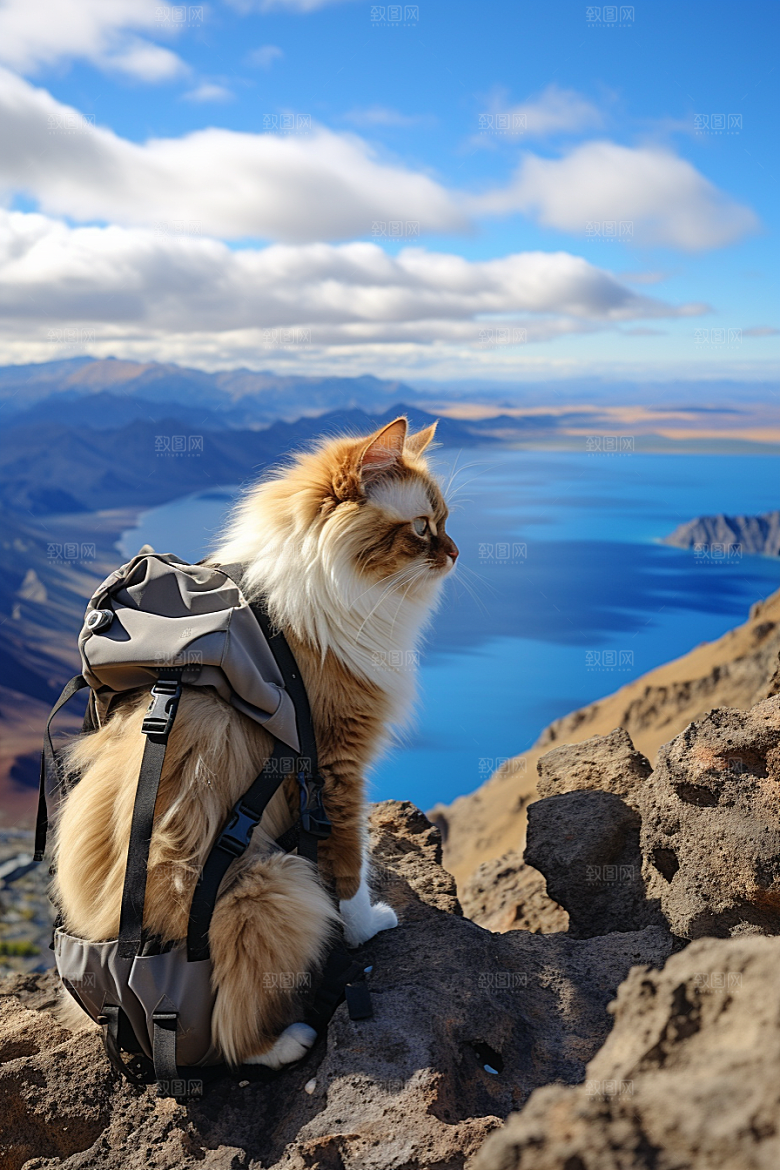 布偶猫长毛猫高清摄影图