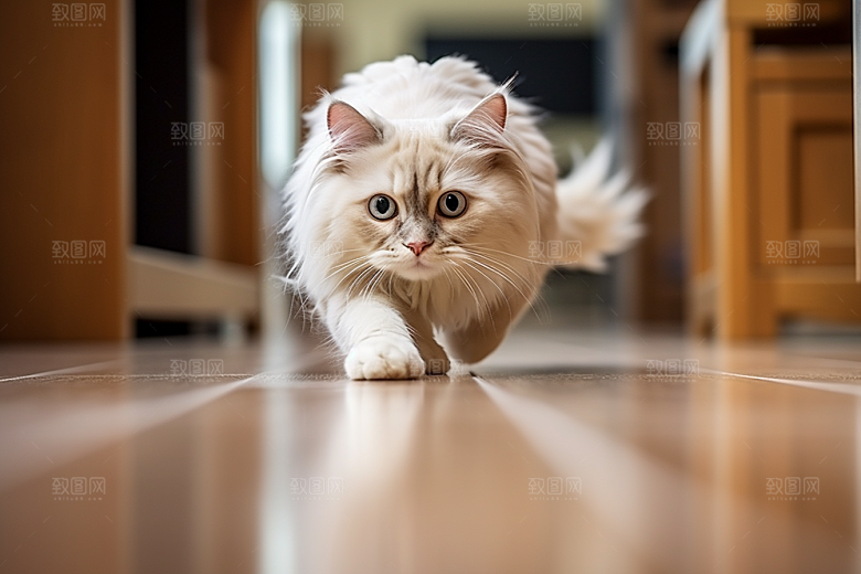 布偶猫可爱长毛猫摄影图