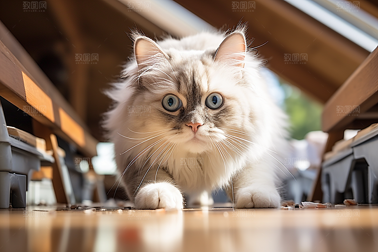 布偶猫清新生活摄影图