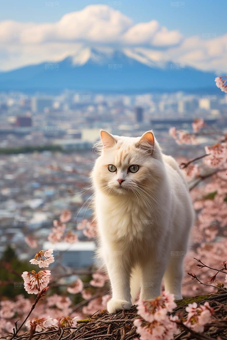 布偶猫宠物仙女猫摄影图