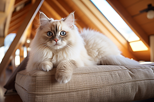 布偶猫生活可爱摄影图