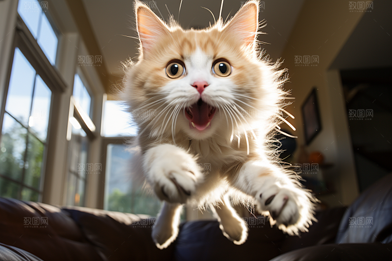 布偶猫长毛猫清新摄影图