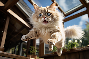 布偶猫仙女猫长毛猫摄影图