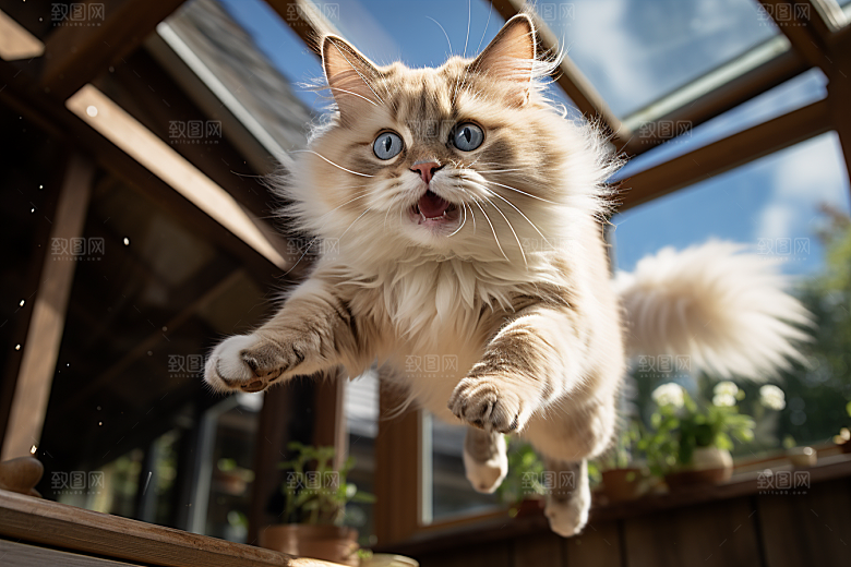 布偶猫仙女猫长毛猫摄影图