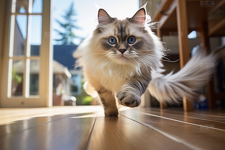 布偶猫宠物自然摄影图