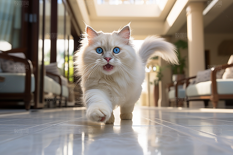 布偶猫养宠可爱摄影图