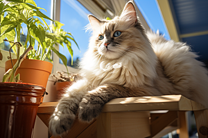 布偶猫高清家居摄影图