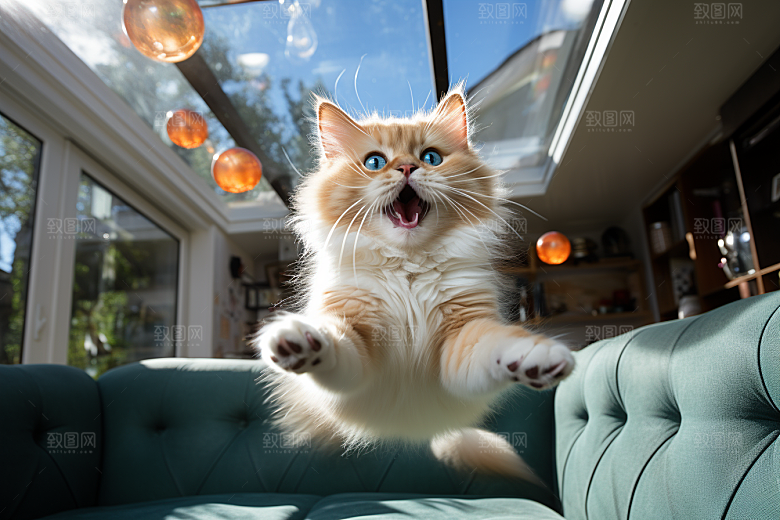 布偶猫清新自然摄影图