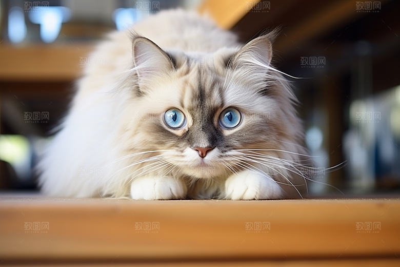 布偶猫生活宠物摄影图
