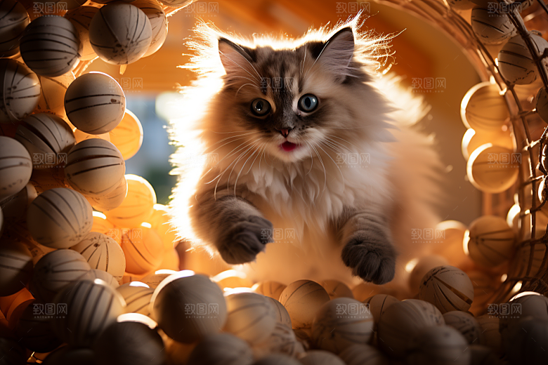 布偶猫仙女猫可爱摄影图