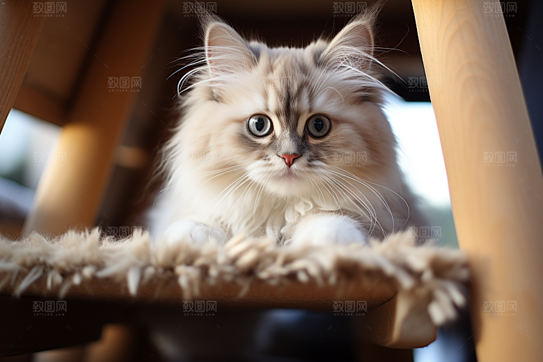 布偶猫清新仙女猫摄影图
