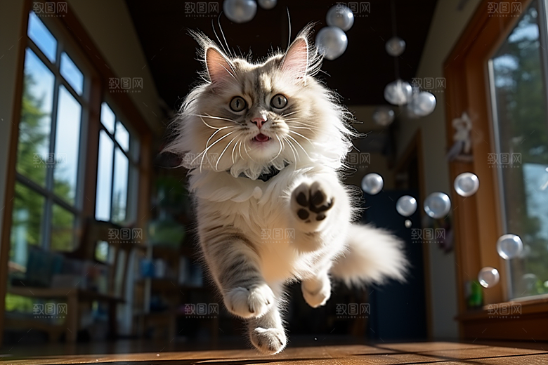 布偶猫清新宠物摄影图