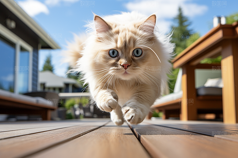 布偶猫生活养宠摄影图