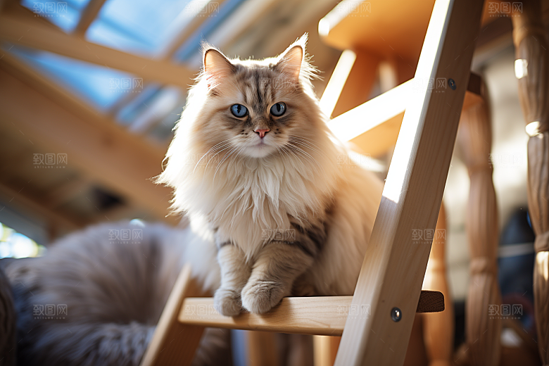 布偶猫宠物仙女猫摄影图