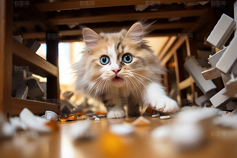 布偶猫自然养宠摄影图
