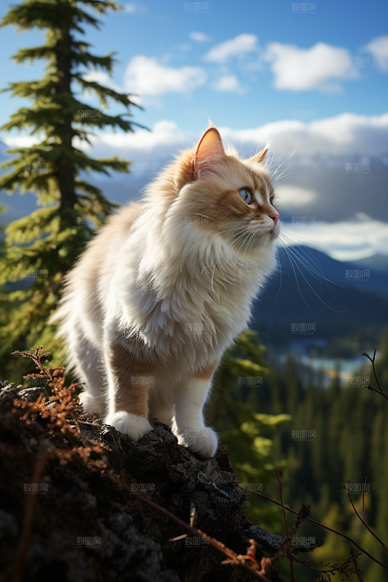 布偶猫仙女猫自然摄影图