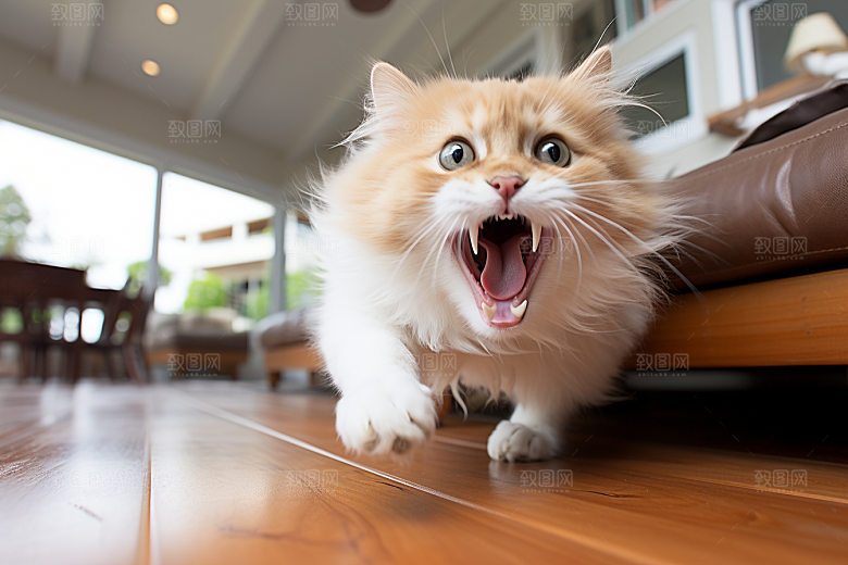 布偶猫生活长毛猫摄影图