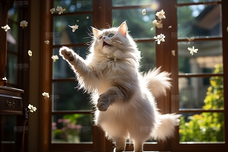 布偶猫养宠家居摄影图