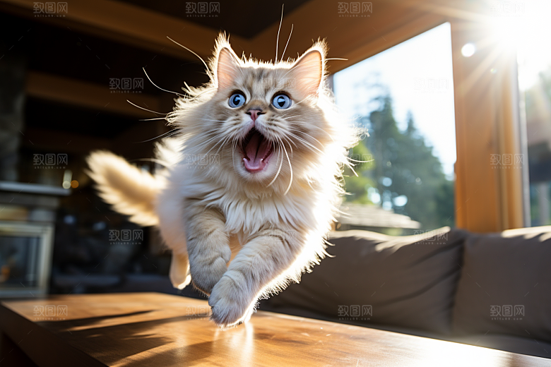 布偶猫可爱宠物摄影图